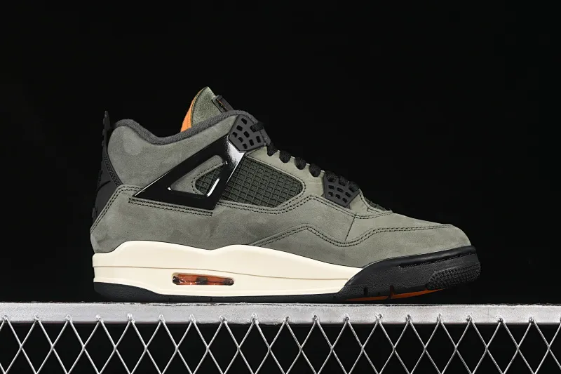 All categories Air Jordan Jordan series basketball shoes Air Jordan 4 GX foreign trade version Undefeated x Air Jordan 4 OG AJ4 Joe 4 olive green suede IB1519-200
